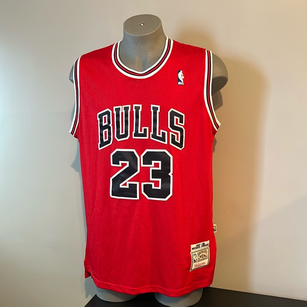 Michael Jordan Chicago Bulls HWC Premium 1997-98 NBA Jersey 50 XXL
